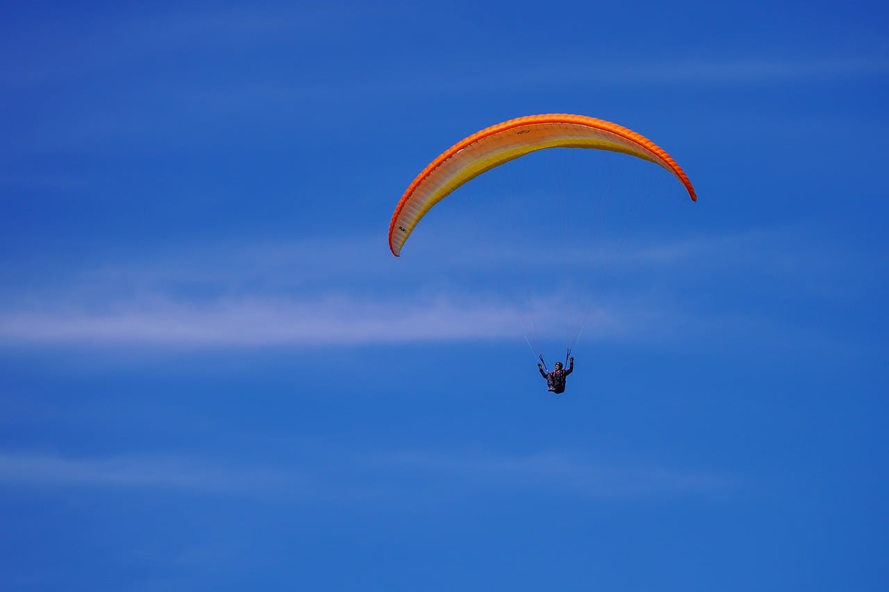 Paraglider, nature, parachute — MLB Streaming Solutions for Fans