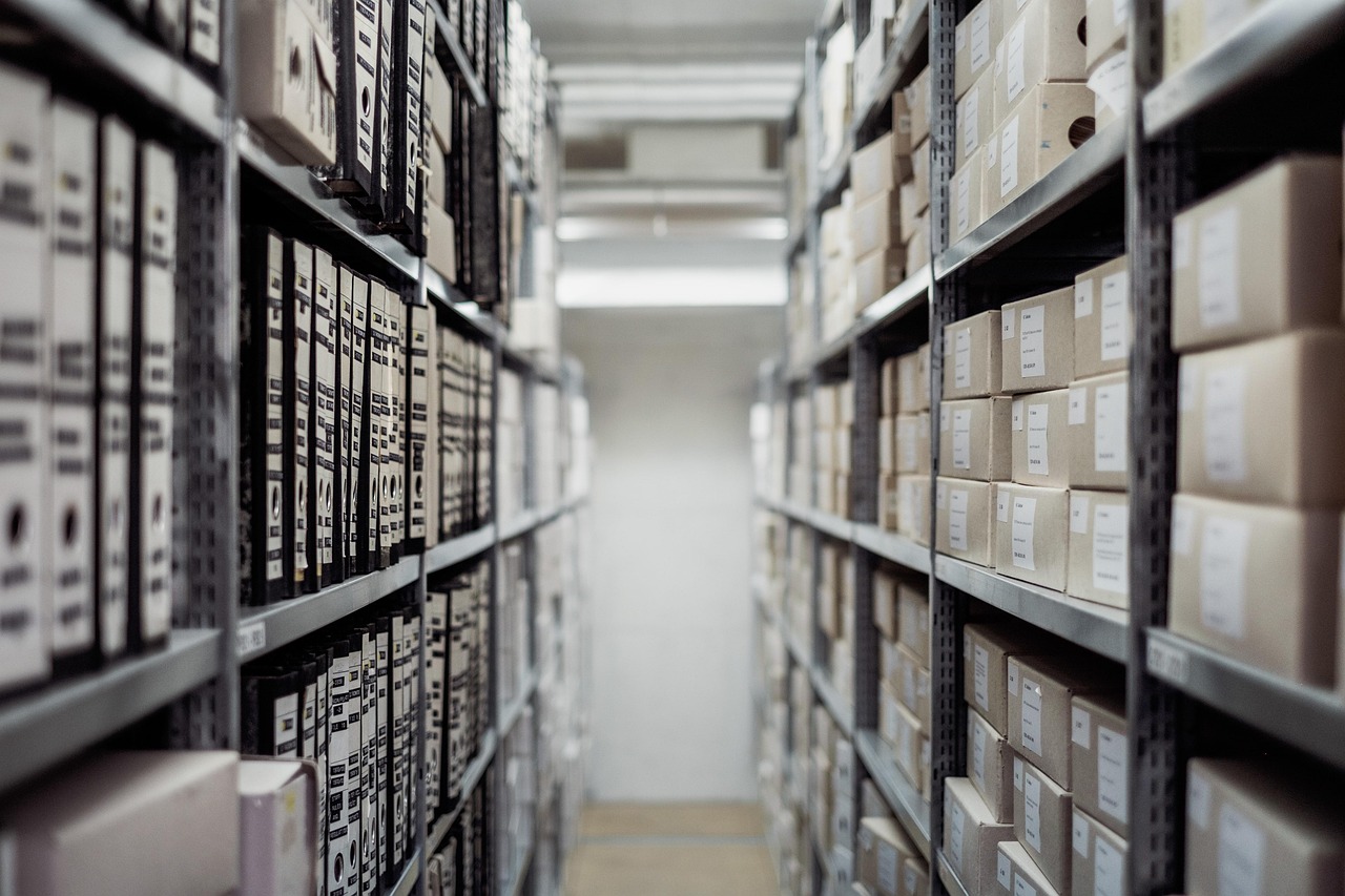 Archive, boxes, shelf — Shiba Inu Token: Benefits for Investors and Adoption